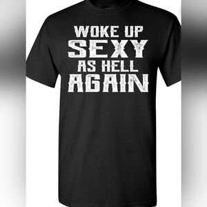 Stylish Black Graphic Tee with Bold Print